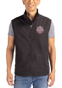 Cutter and Buck Indiana Hoosiers Mens Grey 2025 College Football National Champions Charter Recycl..