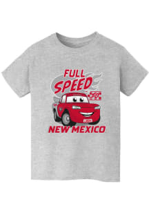 Vive La Fete New Mexico Lobos Youth Grey Full Speed Short Sleeve T-Shirt