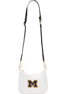 Michigan Wolverines Curved Crossbody Womens Clear Tote