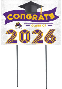 East Carolina Pirates KH Sports Fan Class of 2026 Yard Sign - Purple
