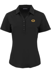 Cutter and Buck Grambling State Tigers Womens Black Forge Eco Polo Short Sleeve Polo Shirt