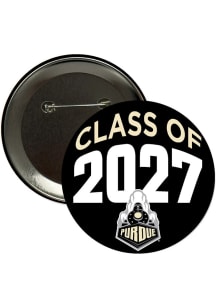 Purdue Boilermakers 3" Class of 2027 Button - Black