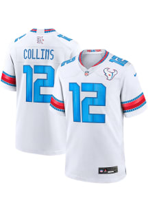 Nico Collins  Nike Houston Texans White Rivalry Football Jersey