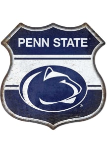 Penn State Nittany Lions Metal Route Sign - Silver