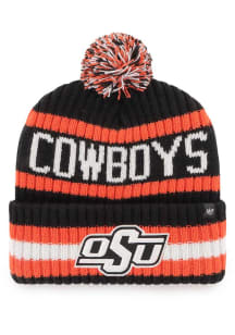 47 Oklahoma State Cowboys Black Bering Cuff Mens Knit Hat