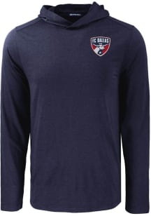 Cutter and Buck FC Dallas Mens Navy Blue Coastline Eco Hood