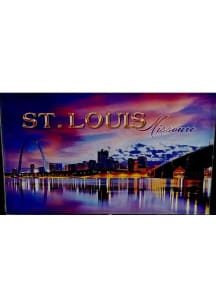 St Louis Skyline Design Graphic Magnet
