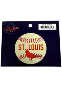 St Louis Baseball Stickers - White