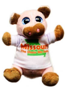Missouri plush pig with t-shirt Plush - Pink