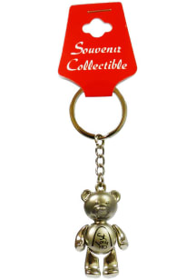 St Louis Silver Bear Keychain - Silver