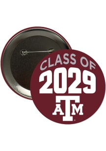 Texas A&M Aggies 3" Class of 2029 Button - Maroon