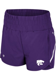 Colosseum K-State Wildcats Womens Purple Levitation Shorts