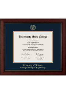 Illinois Fighting Illini Paxton Grainger College of Engineering Diploma Frame - Brown