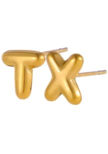 Texas EB & Co TX Initials Stud Womens Earrings