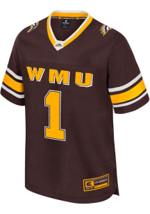 Colosseum Western Michigan Broncos Youth Brown All Day Football Jersey