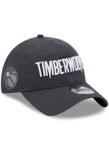 New Era Minnesota Timberwolves 2025 Statement Edition 9TWENTY Adjustable Hat - Navy Blue