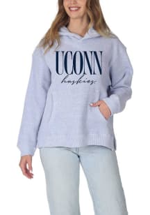 UConn Huskies Womens Navy Blue Weekender Hooded Sweatshirt
