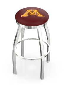 Minnesota Golden Gophers Chrome Pub Stool - Silver