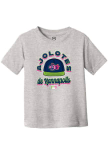 Summit Sportswear Kannapolis Cannon Ballers Toddler Grey Circle Cap Copa Short Sleeve T-Shirt