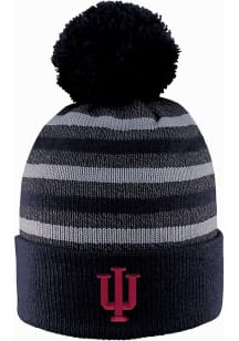 LogoFit Indiana Hoosiers Black Doc Marled Mens Knit Hat