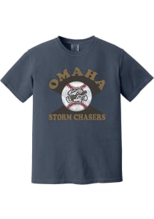 Summit Sportswear Omaha Storm Chasers Womens Blue Soft Arch Short Sleeve T-Shirt