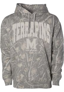 Something Inked Maryland Terrapins Mens Green OHT Arch Name Long Sleeve Hoodie