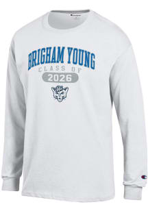 Champion BYU Cougars White Class of 2026 Jersey Long Sleeve T Shirt