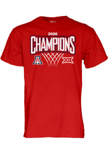 Blue 84 Arizona Wildcats Cardinal 2026 Big 12 Men's Basketball Regular Season Champions Short Slee..