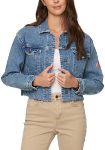 Auburn Tigers Womens Navy Blue Sidney Light Weight Jacket