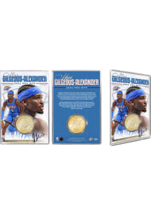 Oklahoma City Thunder Bronze Acrylic Coin Holder Collectible Coin