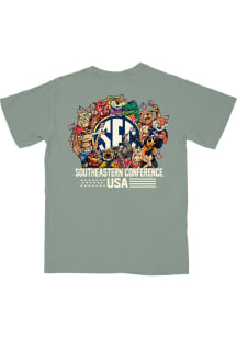B-Unlimited SEC Olive SEC Americana Short Sleeve T Shirt