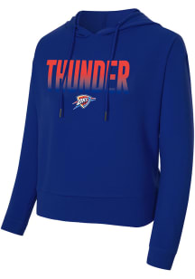 Concepts Sport Oklahoma City Thunder Womens Blue Palisade Hooded Sweatshirt