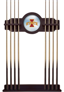 Iowa State Cyclones Solid Wood Cue Rack Pool Table