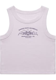 Uscape K-State Wildcats Womens Purple Rib Tank Top