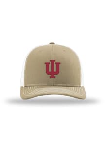 Uscape Indiana Hoosiers Trucker Adjustable Hat - Khaki
