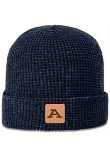 Uscape Akron Zips Navy Blue Waffle Knit Beanie Mens Knit Hat
