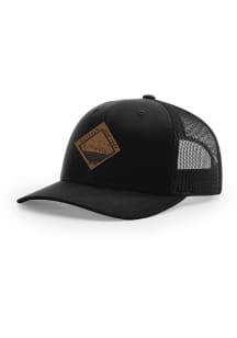 Uscape Buffalo 112 Diamond Faux Patch Trucker Adjustable Hat - Black
