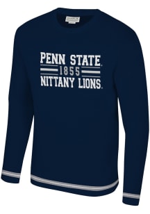 Uscape Penn State Nittany Lions Mens Navy Blue Renew Old School Long Sleeve Sweater