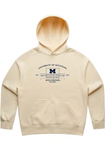 Uscape Michigan Wolverines Womens Yellow Grove Hooded Sweatshirt