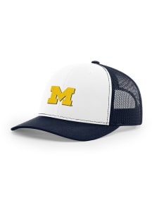 Uscape Michigan Wolverines 112 Trucker Adjustable Hat - White