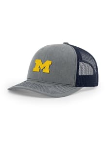 Uscape Michigan Wolverines 112 Trucker Adjustable Hat - Grey