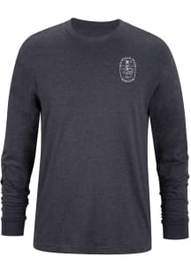 Uscape Michigan State Spartans Charcoal Landscape Night Sky Long Sleeve T Shirt