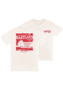 Uscape Maryland Terrapins White Trailblazer Short Sleeve T Shirt