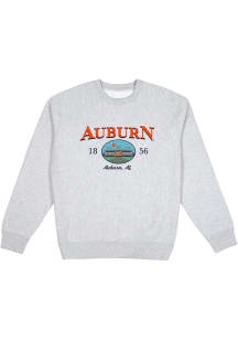 Uscape Auburn Tigers Mens Grey Football New Heights Football Long Sleeve Crew Sweatshirt