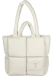 Texas Rangers Tan Primary Puff Tote