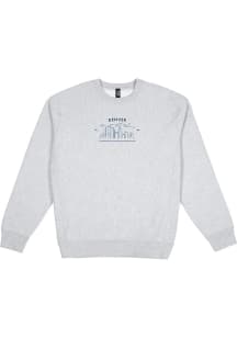 Uscape Denver Mens Grey Skyline Est 1858 Long Sleeve Crew Sweatshirt