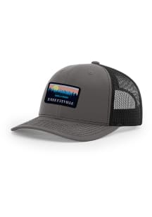 Uscape Fayetteville Retro Patch 112 Trucker Adjustable Hat - Black