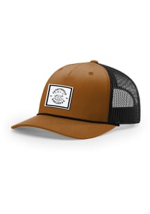 Uscape Fayetteville City Woven Label 112 Trucker Adjustable Hat - Brown