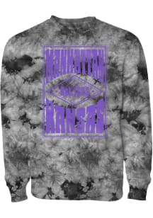 Uscape Manhattan Mens Black Poster Long Sleeve Crew Sweatshirt