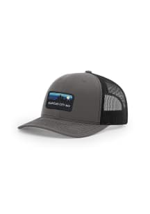 Uscape Kansas City 2T Retro Skyline 112 Trucker Adjustable Hat - Charcoal